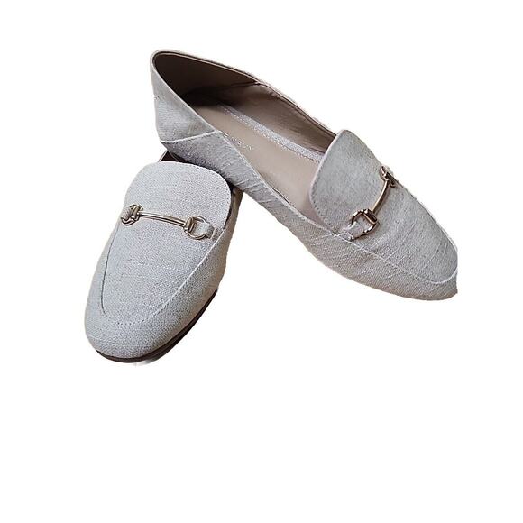 PURE Shoes - Pure Navy Renee Women's Sling On Canvas Loafer Size 9